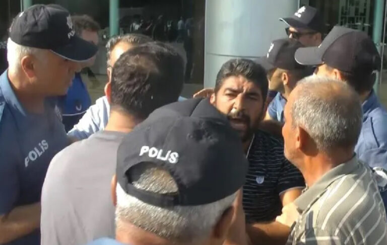 Konya’da zabıtanın kavunlarına el koyduğu çiftçi gözaltına alındı
