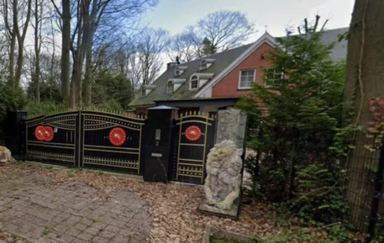 Uyuşturucu baronu, villasının kapısına Cumhurbaşkanlığı forsu asmış!