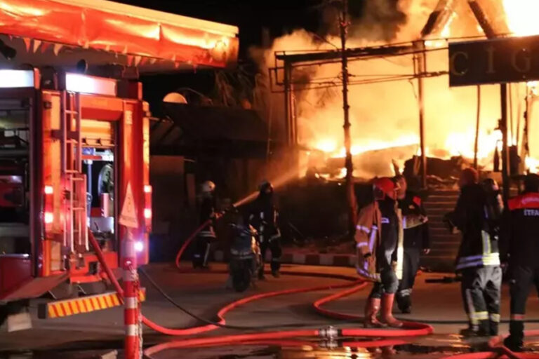 Afyonkarahisar’da yangın: 1 ölü, 17 yaralı