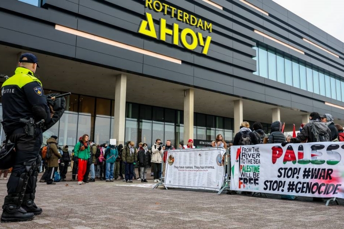 Roterdam’da silah fuarını protesto eden 9 kişi gözaltında