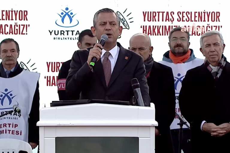 Özel’den Erdoğan’a ‘asgari ücret’ tepkisi: ”Çık oradan, gel buraya, hesap ver”