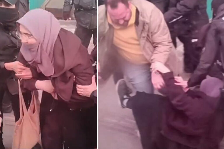 Furkan Vakfı gönüllüleri yaka paça gözaltına alındı: Polis, başörtülü kadınları tekmeleyip yerde sürükledi