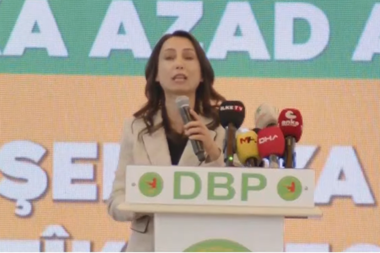DEM Eş Başkanı Hatimoğulları: “Ya barışı inşa edeceğiz ya da her yer Gazze olacak”