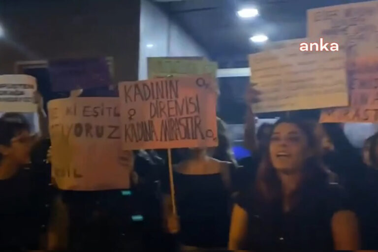 Marmara Üniversitesi’nde kadın cinayetlerini protesto eden öğrencilere kınama cezası