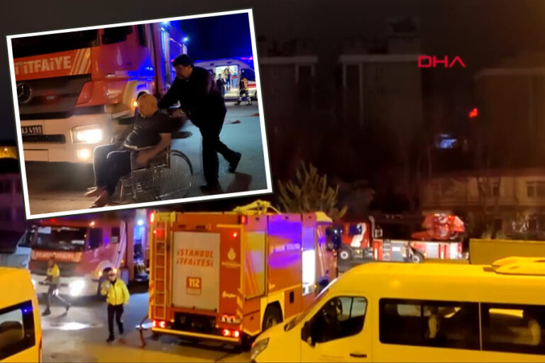 İstanbul’da huzurevinde yangın paniği: 24 kişi hastaneye kaldırıldı