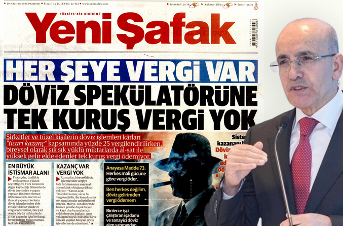 Yeni Şafak, Mehmet Şimşek’i bu kez ‘vergi’ üzerinden hedef aldı!