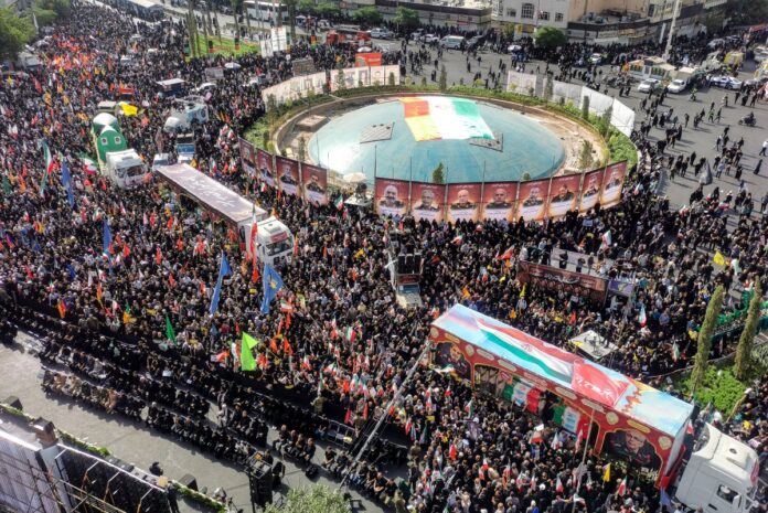 iran cenaze töreni