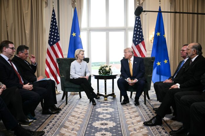 von der leyen trump iskoçya