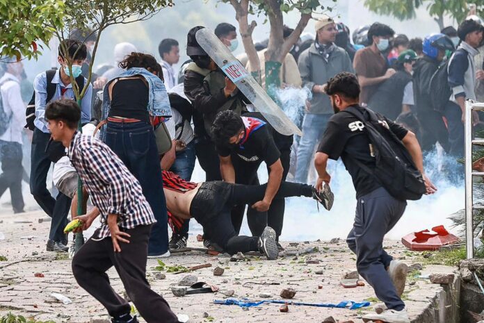 nepal protesto