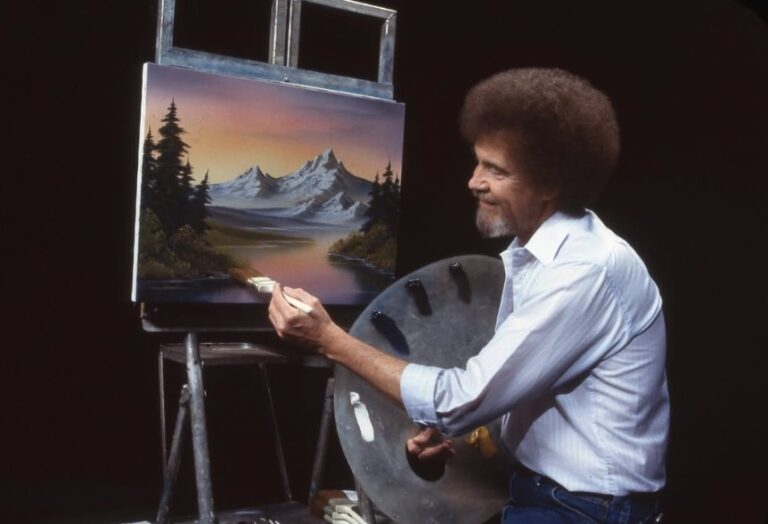 ABD | Bob Ross’un tabloları kamu yayıncılığına destek için satışa çıkıyor