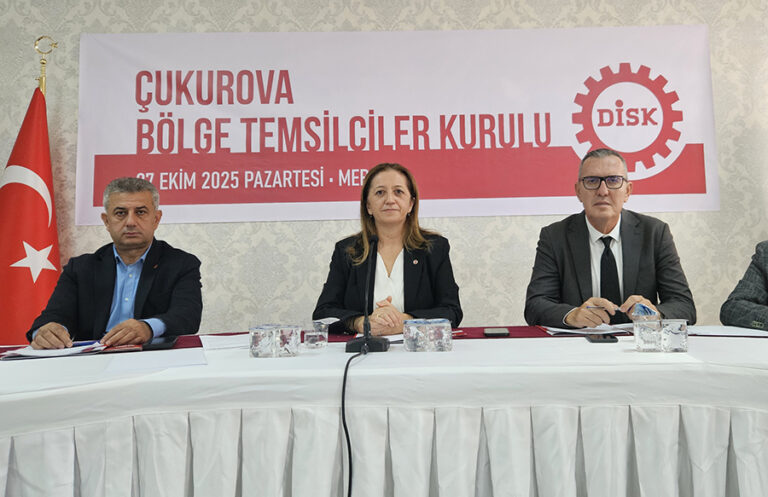 DİSK Başkanı Arzu Çerkezoğlu: “Asgari ücret 9 ayda 5 bin 621 lira eridi”