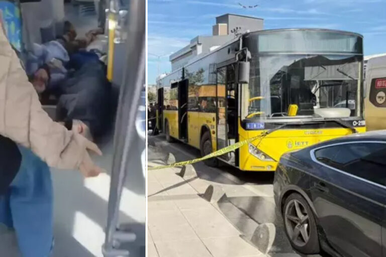 İETT otobüsünde bıçaklı saldırı dehşeti: 1 ölü, 2 yaralı
