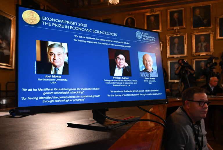 2025 Nobel Ekonomi Ödülü ‘sürdürelebilir büyüme’ üzerine çalışan 3 ekonomiste verildi