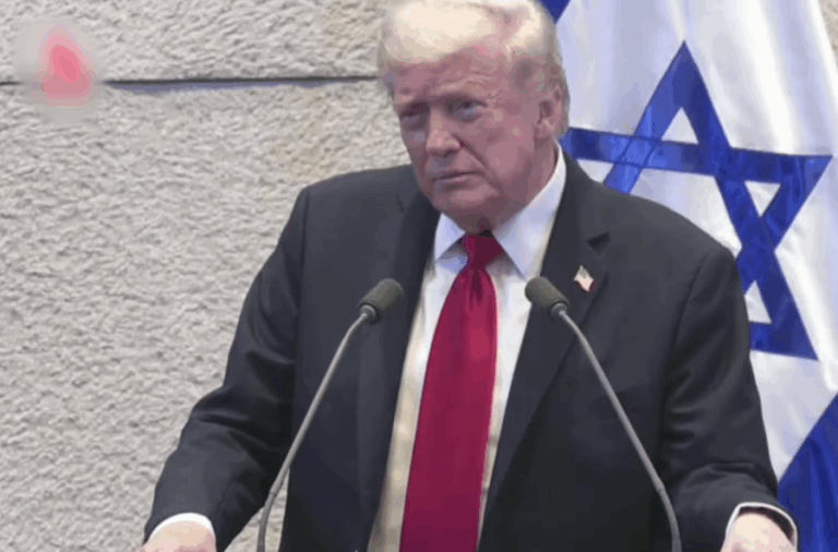 Donald Trump, İsrail Meclisi’nde protesto edildi: “Yeni bir Ortadoğu’nun şafağındayız”
