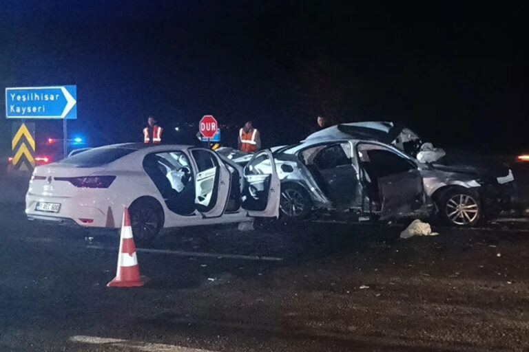 Niğde’de feci kaza: 3 ölü, 6 yaralı