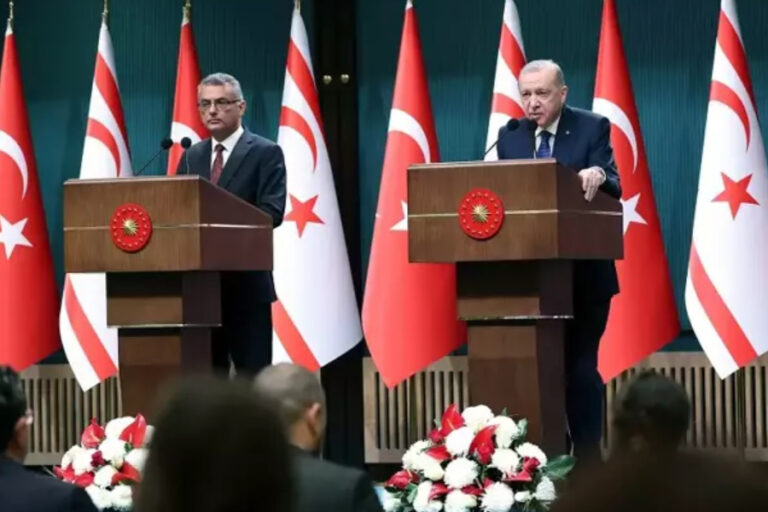 Erhürman ile Erdoğan’dan ortak basın toplantısı