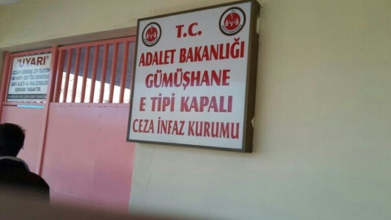 Resmi rapor: Gümüşhane E Tipi Cezaevi’nde hasta ve engelli mahpusların koğuşlarında acil çağrı butonu bulunmuyor