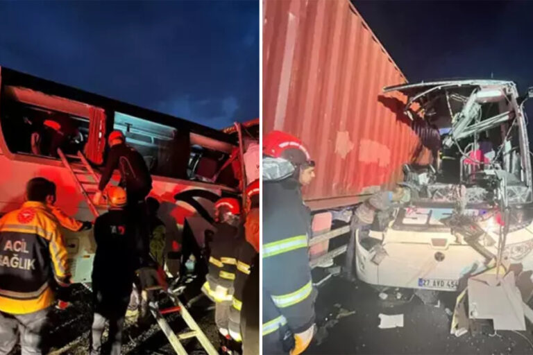 Osmaniye’de yolcu otobüsü TIR’a çarptı: 7 ölü, 11 yaralı