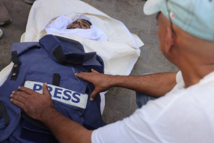 PALESTINIAN-ISRAEL-CONFLICT-GAZA-MEDIA