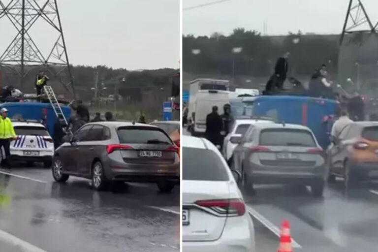 Eyüpsultan’da cezaevi nakil aracı devrildi: 2’si ağır 19 yaralı