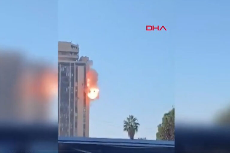 Halep valilik binası insansız hava aracıyla vuruldu