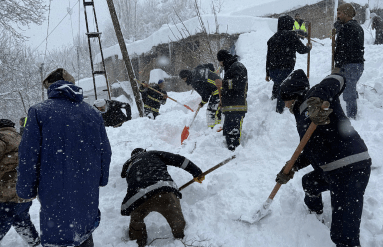 VAN | Çığ altında kalan kadın kurtarılamadı, 22 ev tahliye edildi