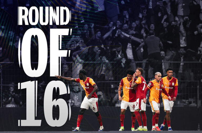 Juventus’u eledi; Galatasaray, Şampiyonlar Ligi’nde son 16 turunda!