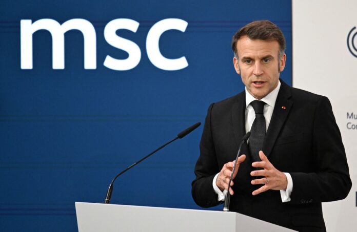 macron münih güvenlik konferansı