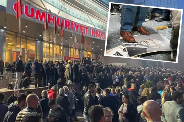 CHP’liler ‘mutlak butlan’ kararı sonrası genel merkezde toplandı
