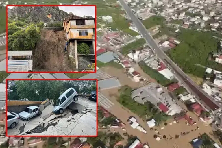 Hatay’da Asi Nehri taştı, köprü ve yollar ile bir ev çöktü: 2 ölü, 3 yaralı