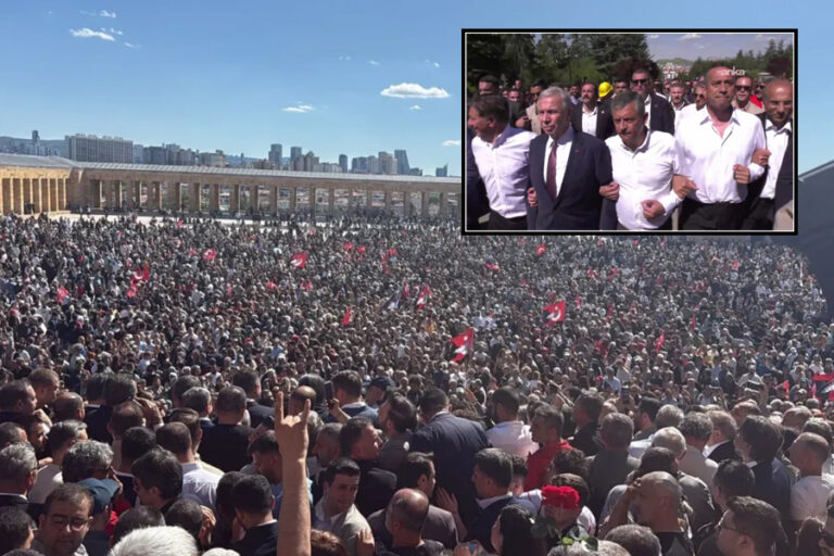 Özgür Özel ve binlerce vatandaş Anıtkabir’e yürüdü: ”Bu bir iktidar yürüyüşüdür”