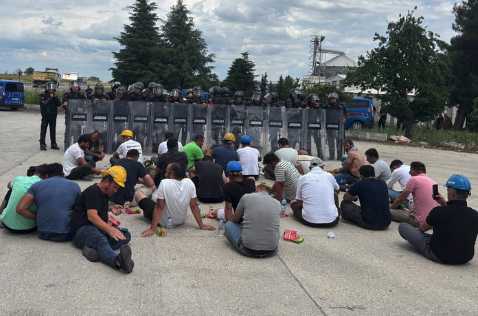Edirne’de Erdoğan’a seslerini duyurmak isteyen madencilere gözaltı