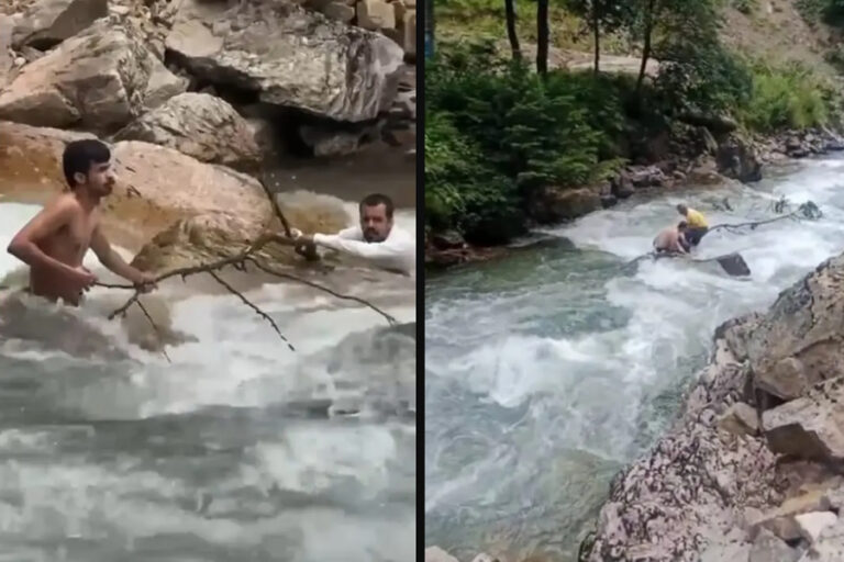 Suudi turist, fotoğraf çektirmek isterken derede boğuldu