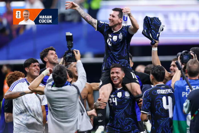 Arjantin Messi kutlama