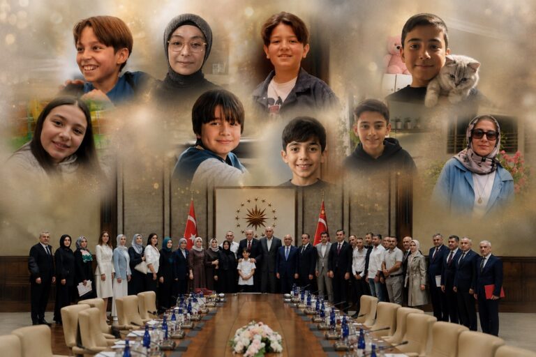 Okul saldırısında şehit edilen öğrencilerin aileleri Beştepe’de: “Çocuklarımızın isimleri yaşatılmalı”