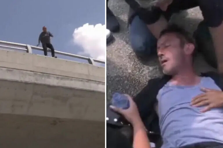 Bakanlığa yürümek isteyen gazilere polis müdahalesi: Bir gazi fenalaştı diğeri köprüye çıktı!