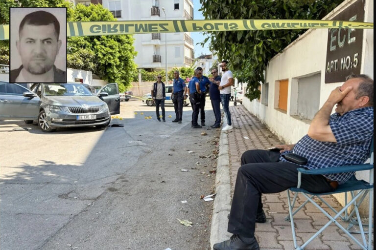 Antalya’da cinayet: Husumetlisini 13 el ateş ederek öldürdü