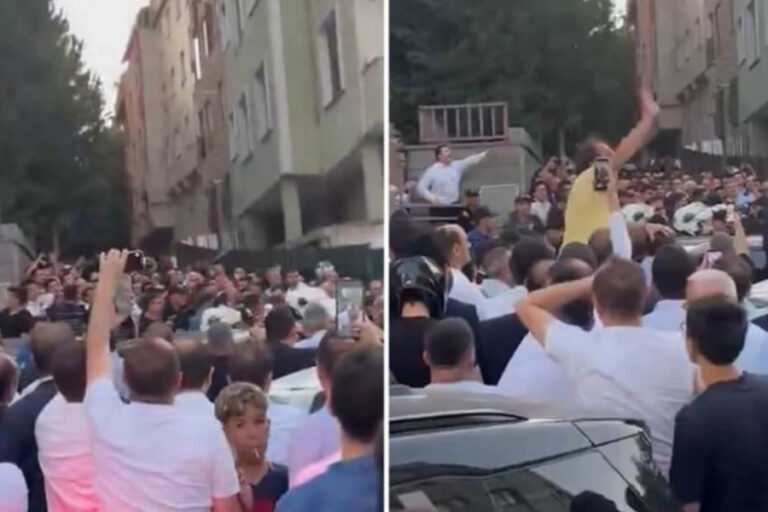 ‘Süleymancılar’ cemaatine operasyon: Bina önünde toplanan kalabalık ile polis arasında arbede yaşandı
