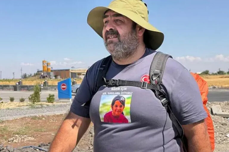 Narin’in babası Arif Güran’dan Ankara’ya ‘adalet’ yürüyüşü